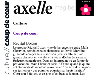 Article Axelle Mag